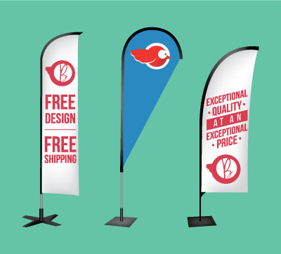 Billboard Flags and Stands
